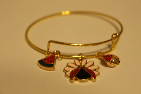 Watermelon Charm Bracelet