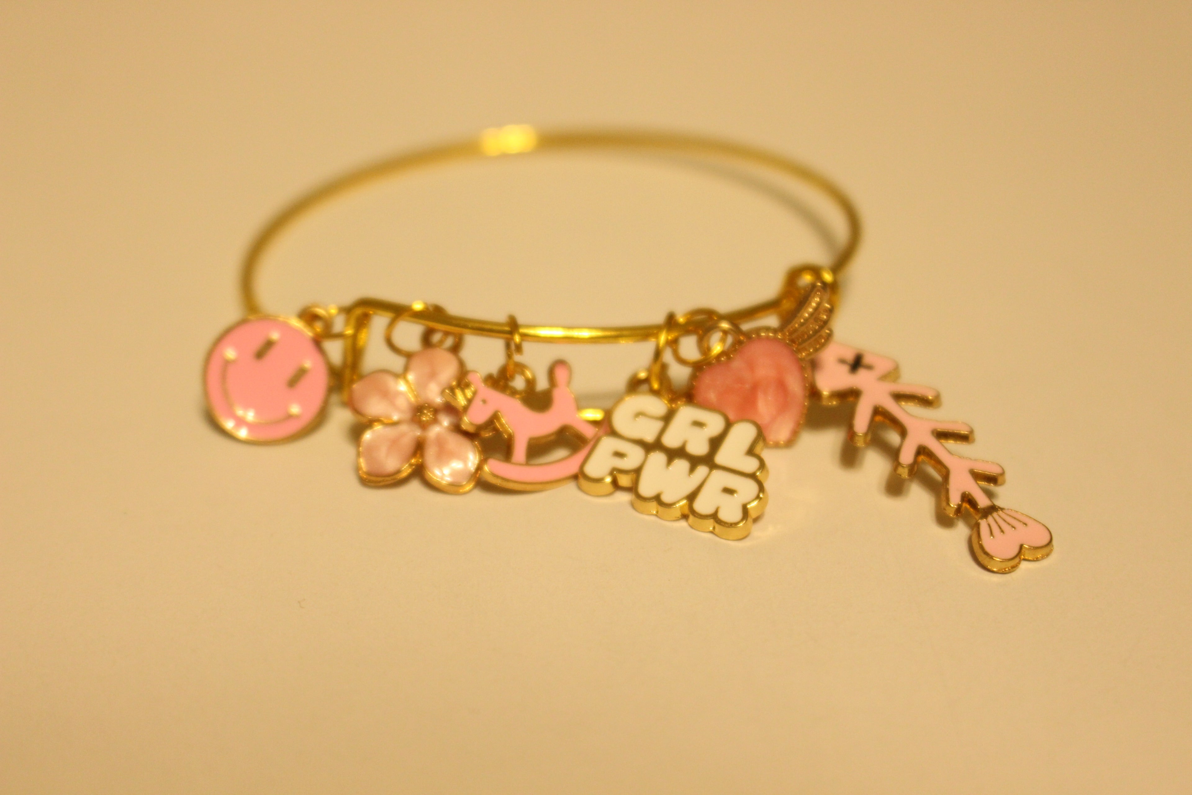 Girl PWR Charm Bracelet